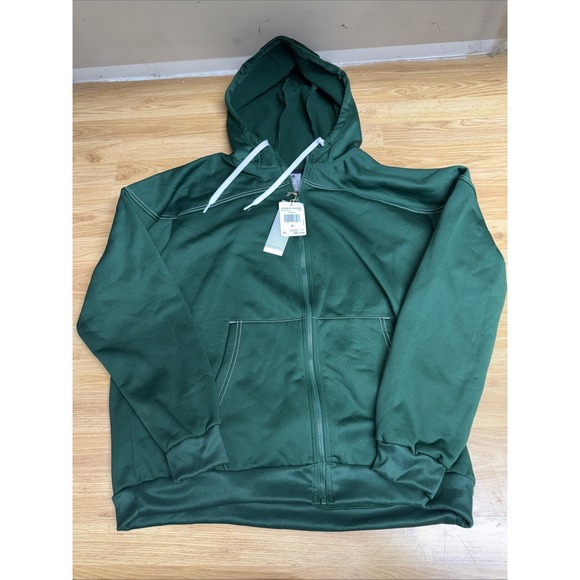 adidas Other - NEW adidas Stadium Mens Size XL Full Zip Hoodie JACKET HG7526 PRIMEGREEN STM FZ‎